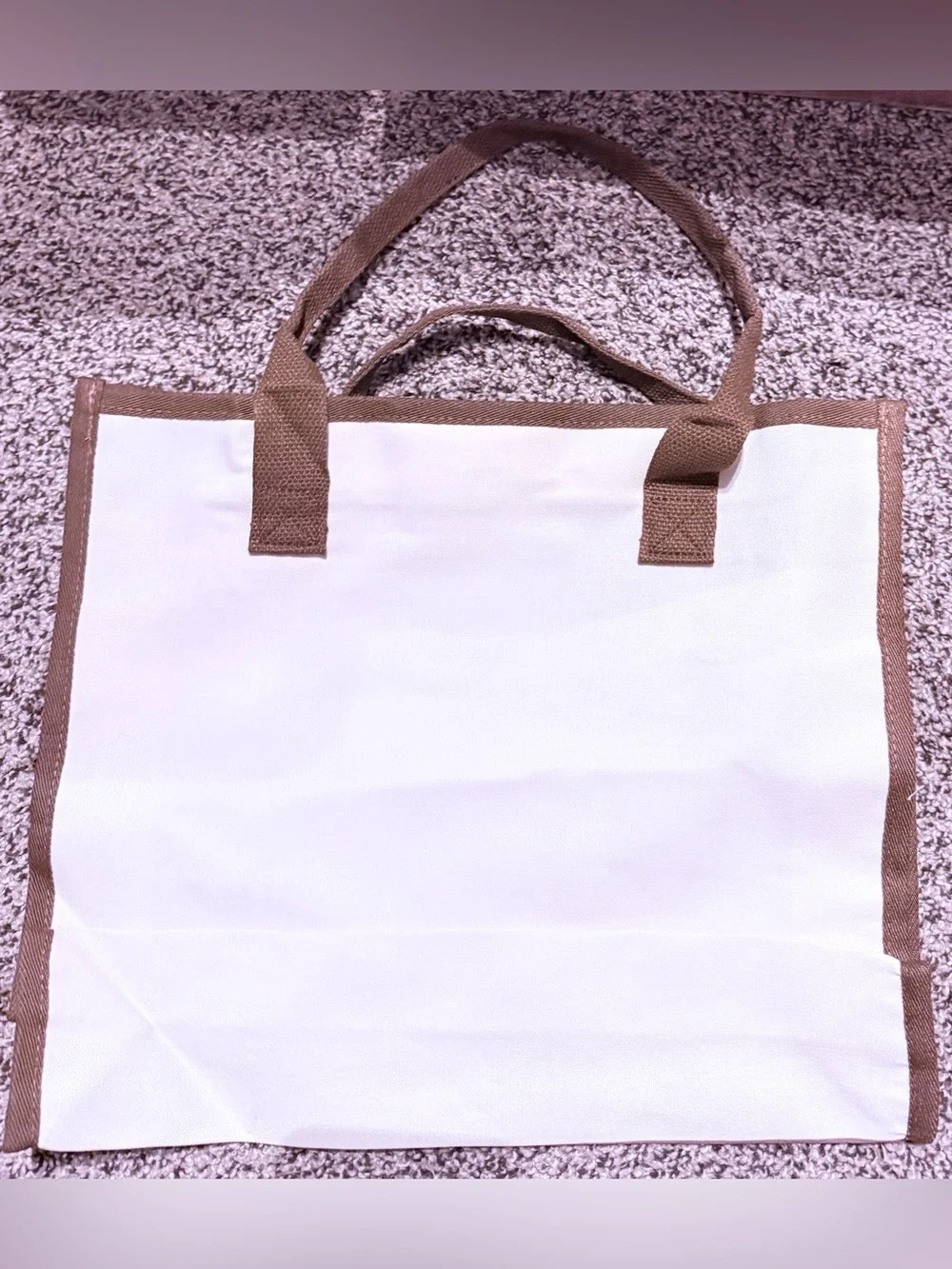 Peanuts Brown and Cream Snoopy & Woodstock Canvas Tote